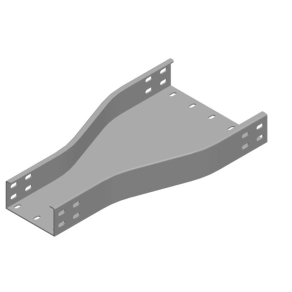   Baks 352410 RKZP100/50H50 Kábeltálca szűkítőidom 100/ 50 mm szimmetrikus, tűzihorganyzott, anyagvastagság 1,5 mm, villamos kábelek nyomvonalvezetéséhez