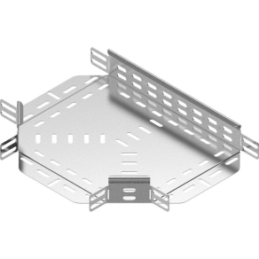   Baks 153260 TKP600H50 Kábeltálca T-idom 50x 600 mm, anyagvastagság 1,5 mm, villamos kábelek nyomvonalvezetéséhez