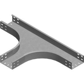   Baks 351130 TKZC300H50 Kábeltálca T-idom 50x 300 mm tűzihorganyzott, anyagvastagság 2,0 mm perforáció nélkül, villamos kábelek nyomvonalvezetéséhez