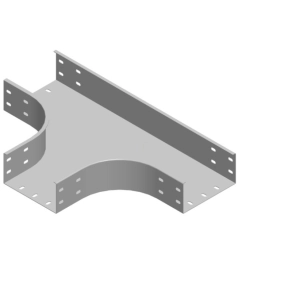   Baks 311110 TKZC100H100 Kábeltálca T-idom 100x 100 mm tűzihorganyzott, anyagvastagság 2,0 mm, villamos kábelek nyomvonalvezetéséhez