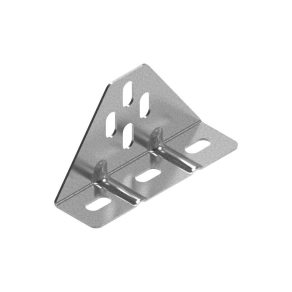   Baks 751700 UTM/UTMO rögzítőkonzol háromszög alakú 120×99×34 mm, kábelvezetési elemek rögzítéséhez