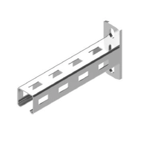   Baks 710915 WPT150 ( 165 mm) oldalfali/mennyezeti konzol védőkupakkal 40x40, kábelvezetési elemek rögzítéséhez