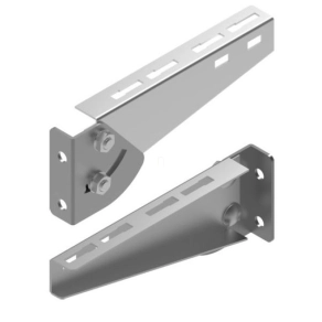  Baks 805240 WU/WUO400 ( 445 mm) állítható falikonzol, kábelvezetési elemek rögzítéséhez