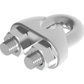 Baks 650523 ZL8 Kábelszorító kengyel 8 mm horganyzott