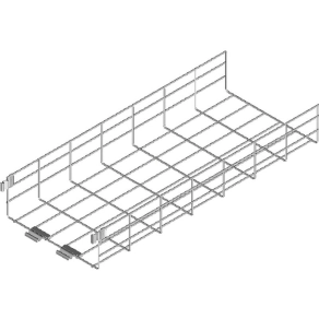  Baks 920120 KDS200H110/3 rácsos kábeltálca 110×200×3000 mm, villamos kábelek nyomvonalvezetéséhez