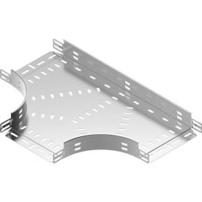   Baks 153614 TKPJ100H50 Kábeltálca T-idom 50x 100 mm, anyagvastagság 1,0 mm, villamos kábelek nyomvonalvezetéséhez