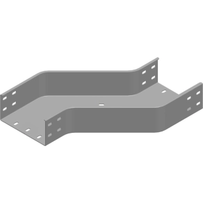   Baks 313510 OPZZC100H100 Kábeltálca kitérő idom 100x 100 mm jobbos, vízszintes, tűzihorganyzott, anyagvastagság 2,0 mm, villamos kábelek nyomvonalvezetéséhez