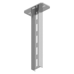   Baks 721670 WPDH700N függesztett oszlop fejlemezzel 80×42×700 mm I-profil tartóoszlop, kábelvezetési elemek rögzítéséhez