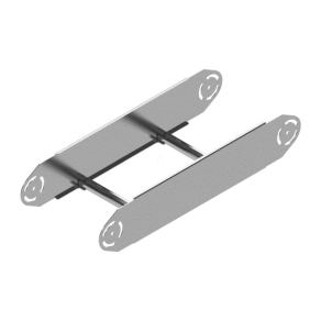   Baks 435463 ELDST600H150 Kábellétra csuklós sarokelem függőleges 150x 600 mm szalaghorganyzott, anyagvastagság 3,0 mm, villamos kábelek nyomvonalvezetéséhez