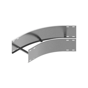   Baks 435562 LDSMC600H200 Nagyfesztávú kábellétra külső sarokidom vízszintes 200x 600 mm 45 fokos szalaghorganyzott, anyagvastagság 2,0 mm