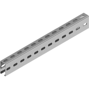   Baks 610136 C-SÍN (profilsín) 40×80×3,0 mm 3 m/szál szalaghorganyzottCMT40H80/3N szerelősín, kábelvezetési elemek rögzítéséhez