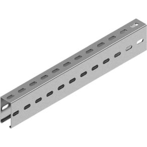   Baks 610336 C-SÍN (profilsín) 50×100×3,0 mm 3 m/szál szalaghorganyzott CMT50H100/3 szerelősín, kábelvezetési elemek rögzítéséhez