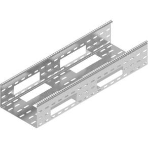   Baks 181716 KAP200H110/3 kábeltálca 110×200×3000 mm szalaghorganyzott 1,5 mm anyagvastagság 40x 140 mm oldal- és alsó nyílásokkal
