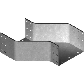   Baks 374820 OPZLC200H200 Kábeltálca kitérő idom 200x 200 mm balos, vízszintes, tűzihorganyzott, anyagvastagság 2,0 mm, villamos kábelek nyomvonalvezetéséhez
