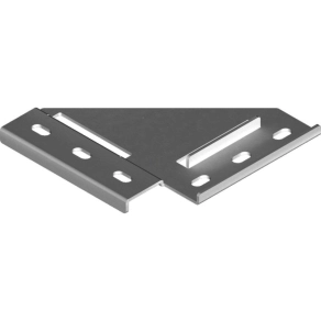   Baks 661308 UNW összekötő sarokelem 40/ 41 mm széles C-sínhez 90 fok 150x 150 mm összekötőelem, kábelvezetési elemek csatlakoztatásához