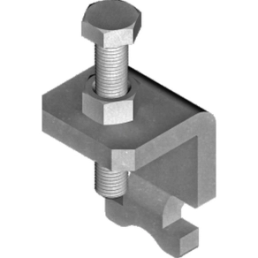   Baks 752406 UCM3 C-sín tartó I-gerendához 40x 50 mm M10 csavarral, villamos szerelési feladatokhoz