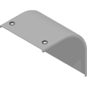   Baks 335410 PZLZZC100H50 Sarokidom fedél 50x 100 mm 90 fokos külső, függőleges, kültéri ipari kábeltálcához forgóretesszel, tűzihorganyzott, anyagvastagság 2,0