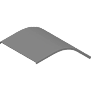   Baks 335650 PLZZMC500H50 Sarokidom fedél 50x 500 mm 45 fokos vízszintes, kültéri ipari kábeltálcához, tűzihorganyzott, anyagvastagság 2,0 mm