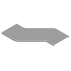   Baks 334020 POLZZC300H200 Kitérő idom fedél 200x 300 mm balos, vízszintes, kültéri ipari kábeltálcához, tűzihorganyzott, anyagvastagság 2,0 mm