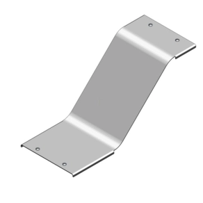  Baks 336220 PZOPNZC200H50 Kitérő idom fedél 50x 200 mm függőleges, kültéri ipari kábeltálcához forgóretesszel, tűzihorganyzott, anyagvastagság 2,0 mm