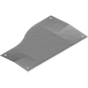   Baks 203610 PZRLKSC200/100 Kábeltálca szűkítőidom fedél 200/ 100 mm balos, forgóretesszel, anyagvastagság 2,0 mm, villamos kábelek nyomvonalvezetéséhez