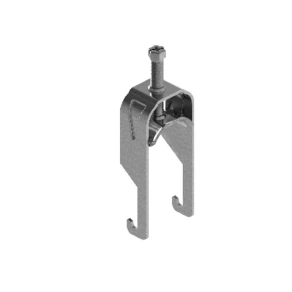   Baks 402301 UKZ2/52-58 kengyeles bilincs cinkpehely bevonat 2 kábel részére fém nyomóvályúval 52–58 mm, villamos szerelési feladatokhoz