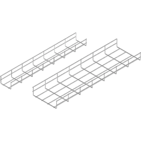   Baks 912410 KDSZ100H110/3 rácsos kábeltálca 110×100×3000 mm összepattintható, villamos kábelek nyomvonalvezetéséhez