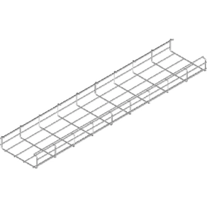   Baks 910206 KCS60H60/3 rácsos kábeltálca 68×68×3000 mm, villamos kábelek nyomvonalvezetéséhez