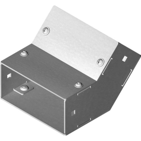   Baks 812505 LPKMMP50H50 45 fokos sarokidom függőleges 50x50, kábelvezetési elemek csatlakoztatásához