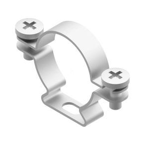   Baks 800387 OBS25 Csőbilincs 23,5–26 mm 6x 10 mm hosszanti perforációval horganyzott, villamos szerelési feladatokhoz