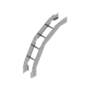   Baks 455516 LLDSC500H160 Kábellétra csuklós sarokidom függőleges 160x 500 mm 90 fokos szalaghorganyzott, anyagvastagság 2,0 mm