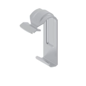   Baks 140005 ZPNNH50E2 fedélrögzítő kapocs rácsos kábeltálcához 25x 10 mm, kábelvezetési nyomvonal lefedésére