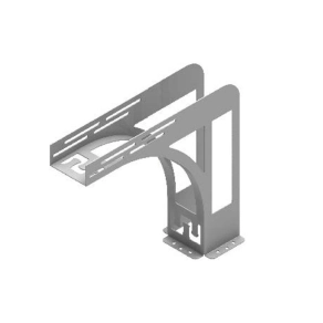   Baks 551070 LR100H50/100 Univerzális sarokösszekötő ív függőleges 100 mm oldalmagassághoz, anyagvastagság 2,0 mm összekötőelem