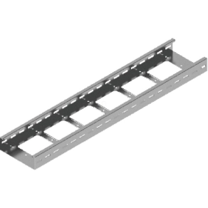   Baks 462622 LDR200H60/2 Kábellétra összekötő 60×200×2000 mm csúsztatható, szalaghorganyzott, anyagvastagság 2,0 mm, villamos kábelek nyomvonalvezetéséhez