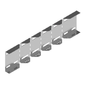   Baks 211150 LUSH150 univerzális összekötő 650x 155 mm, önhordó tálcákhoz és létrákhoz, szalaghorganyzott, anyagvastagság 2,0 mm összekötőelem