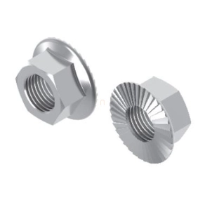   BAKS NKZM10E PV martalátétes kombinált anya M10 A2 rozsdamentes acél (100db/cs) 890009