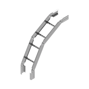  Baks 420921 LLDSP200H100 Kábellétra csuklós sarokidom függőleges 100x 200 mm 90 fokos szalaghorganyzott, anyagvastagság 1,5 mm