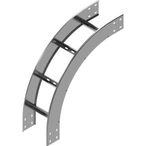   Baks 499051 LPDZP500H100N Kábellétra külső sarokidom függőleges 100x 500 mm 90 fokos szalaghorganyzott, anyagvastagság 1,5 mm