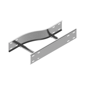   Baks 420561 RPDSP600/500H100 Kábellétra szűkítőidom 100x600/ 500 mm jobbos, villamos kábelek nyomvonalvezetéséhez