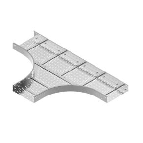   Baks 221261 TKSP600H120 Kábeltálca T-idom 120x 600 mm, anyagvastagság 1,5 mm önhordó, villamos kábelek nyomvonalvezetéséhez