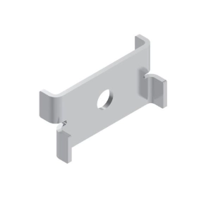   Baks 661207 PUCT100 Pozicionáló lemez 101x 40 mm, szalaghorganyzott, anyagvastagság 3,0 mm, villamos szerelési feladatokhoz