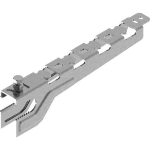   Baks 973200 WZDSN60 ( 130 mm) oldalfali konzol I-gerendára rácsos kábeltálcához, anyagvastagság 2,0 mm, villamos szerelési feladatokhoz