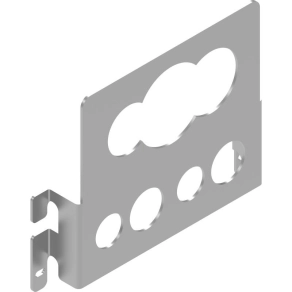   Baks 920721 USR3 csőtartó 16/20/25/32/ 40 mm átmérőjű csövekhez rácsos kábeltálcára 110×100×20 mm tartóelem, kábelvezetési elemek rögzítéséhez