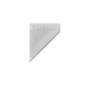   5901752716698 LED szalaghoz alu sín SARKI profil végzáró BAL oldal ORO-CAP-UNI-COR-L