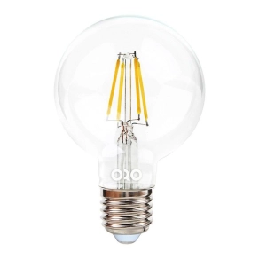   LED Globe G80 6W E27 550lm 2200 K 300fok Ra80 230V dimmelhető - Oro Amber 4129