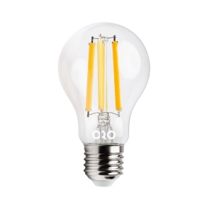   LED körte 10,5W E27 1521lm 4000K semleges fehér fényforrás 300fok Ra80 230V ORO-E27-A60-FL-CLARO-10,5W-DW dxh=60x110mm 5902533196470 Led-Pol
