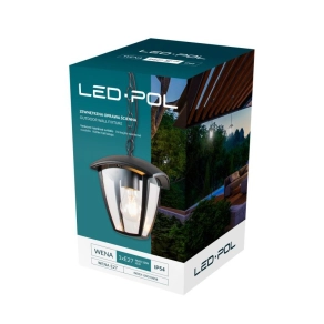   Kültéri függesztett lámpatest E27 max. 60W WENA LED POL 5902533197347
