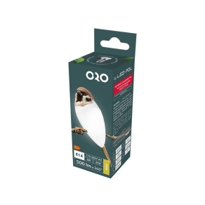   LED gyertya E14  5W 500lm 4000K LED-POL ORO-E14-C37-TOTO-5W-DW 5902533198535