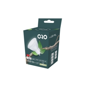   LED GU10 6,5W 430lm 4000K semleges fehér fényforrás 120fokos Ra80 230V ORO-GU10-TOTO-6,5W-DW 5902533198665 Led-Pol