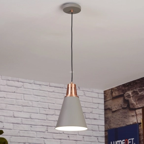   Szürke függesztett lámpa, 22 cm - Gianni GTV OS-GIAN-E27-16-DEC